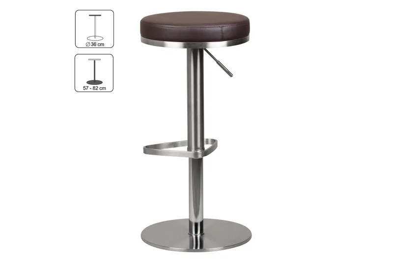 Norsen Barstol - Brun - Møbler - Stoler - Barstol