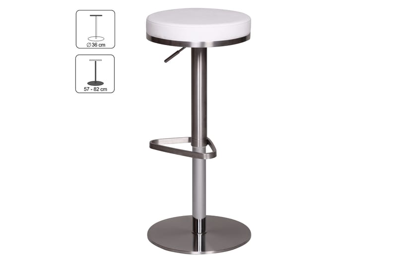 Norsen Barstol - Hvit - Møbler - Stoler - Barstol