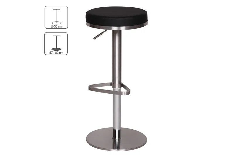 Norsen Barstol - Svart - Møbler - Stoler - Barstol