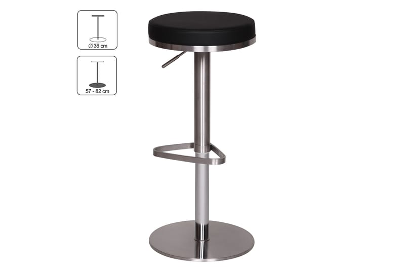 Norsen Barstol - Svart - Møbler - Stoler - Barstol