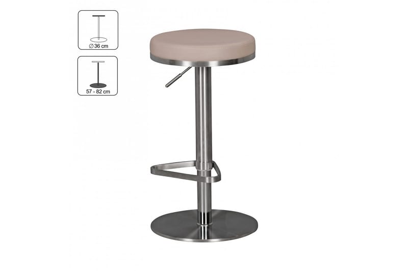 Norsen Barstol - Taupe - Møbler - Stoler - Barstol