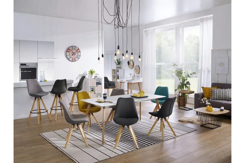 Sarkbank Barstolar 2-pk - Svart/Brun - Møbler - Stoler - Barstol