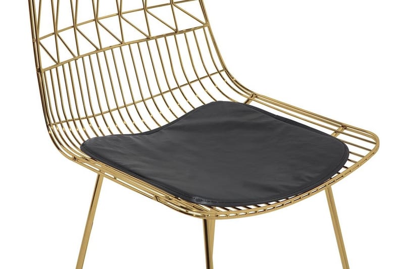 Set med 2 barstolar PRESTON Metall Guld 48cm - Gull - Møbler - Stoler - Barstol