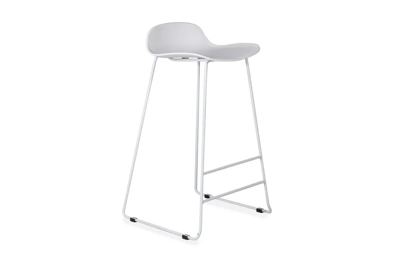 Wave Barstol, Hvit/Hvit