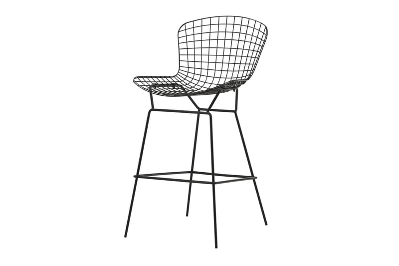 Yuma Barstol Svart - Venture Home - Møbler - Stoler - Barstol