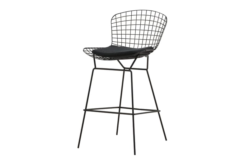 Yuma Barstol Svart - Venture Home - Møbler - Stoler - Barstol