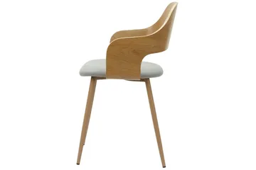 Belle Karmstol - Grå - Møbler - Stoler - Spisestuestoler & kjøkkenstoler