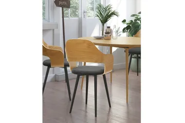 Belle Karmstol - Svart - Møbler - Stoler - Spisestuestoler & kjøkkenstoler