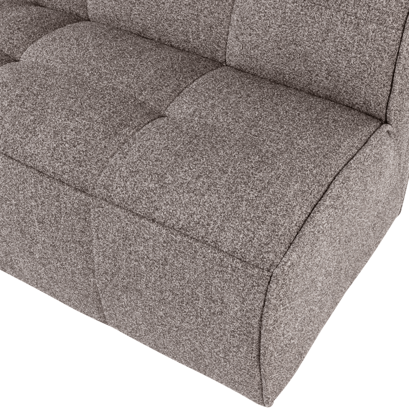 2-seters sofa Cluster - Mellombrun - Møbler - Stoler - Benk - Benk med ryggstøtte