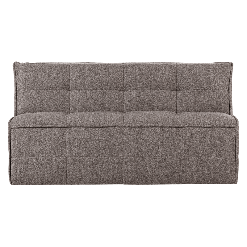 2-seters sofa Cluster - Mellombrun - Møbler - Stoler - Benk - Benk med ryggstøtte