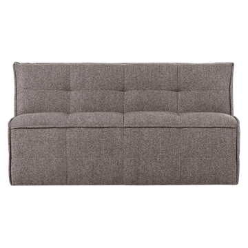 2-seters sofa Cluster - Mellombrun - Møbler - Stoler - Benk - Benk med ryggstøtte
