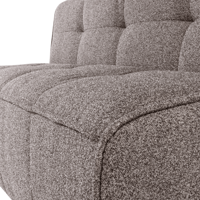 2-seters sofa Cluster - Mellombrun - Møbler - Stoler - Benk - Benk med ryggstøtte