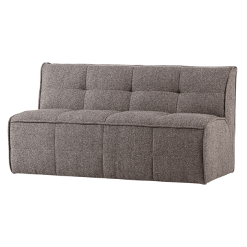 2-seters sofa Cluster - Mellombrun - Møbler - Stoler - Benk - Benk med ryggstøtte