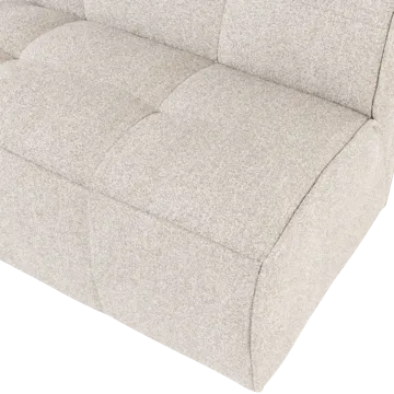 2-seters sofa Cluster - Sand - Møbler - Stoler - Benk - Benk med ryggstøtte