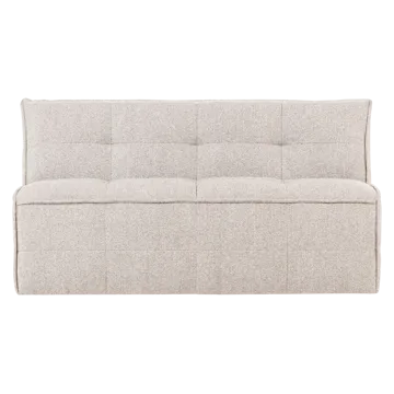 2-seters sofa Cluster - Sand - Møbler - Stoler - Benk - Benk med ryggstøtte