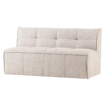2-seters sofa Cluster - Sand - Møbler - Stoler - Benk - Benk med ryggstøtte