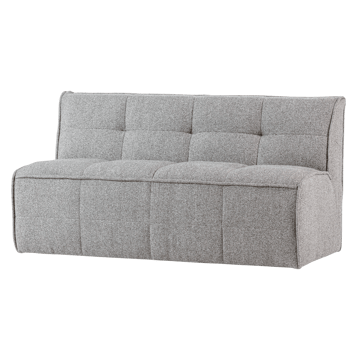 2-seters sofa Cluster - Varmgrå - Møbler - Stoler - Benk - Benk med ryggstøtte