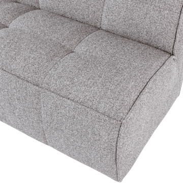 2-seters sofa Cluster - Varmgrå - Møbler - Stoler - Benk - Benk med ryggstøtte