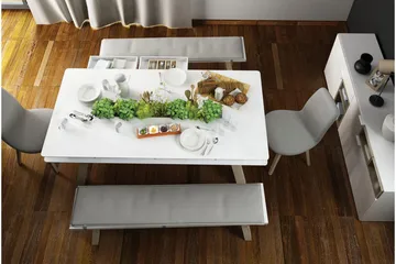 4YOU Bord Hvit - VOX - Møbler - Stoler - Benk