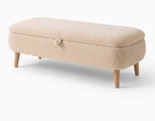 Benk Atelier Del Sofa Rena (90 x 45 x 30 cm) Beige - Beige - Møbler - Stoler - Benk