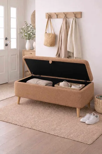 Benk Atelier Del Sofa Rena (90 x 45 x 30 cm) Brun - Brun - Møbler - Stoler - Benk