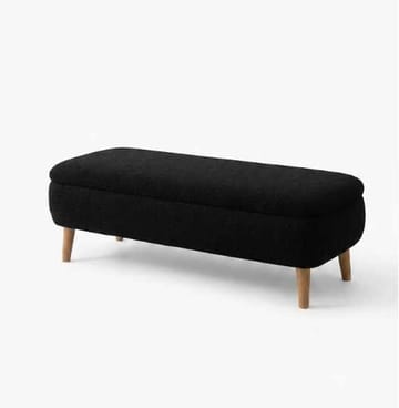 Benk Atelier Del Sofa Rena (90 x 45 x 30 cm) Svart - Svart - Møbler - Stoler - Benk