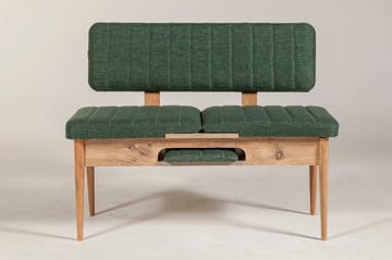 Corralez benk 85 cm - Tre / Natur / Grønn - Møbler - Stoler - Benk - Benk med ryggstøtte