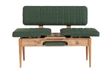 Corralez benk 85 cm - Tre / Natur / Grønn - Møbler - Stoler - Benk - Benk med ryggstøtte