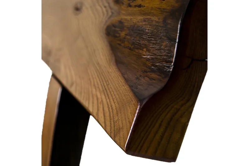 Harrouch Sittebenk 135 cm - Valnøtt / Brun / Mørkebrun / Svart - Møbler - Stoler - Benk - Benk med ryggstøtte