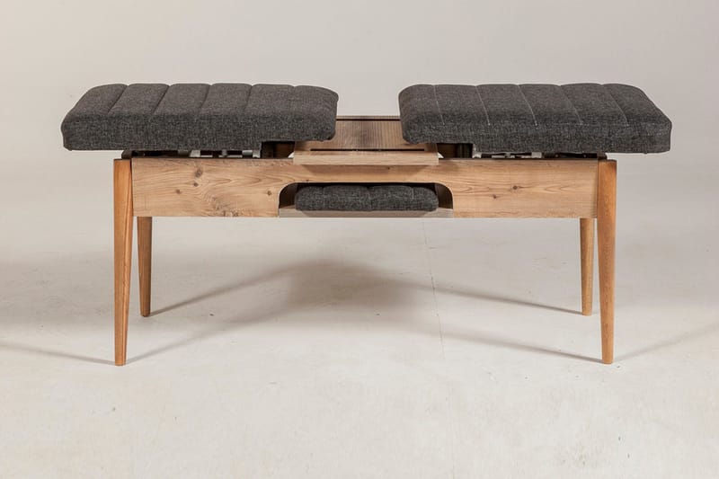 Idehult Benk 51 cm - Tre / Natur / Antrasitt - Møbler - Gangmøbler - Gangbenk