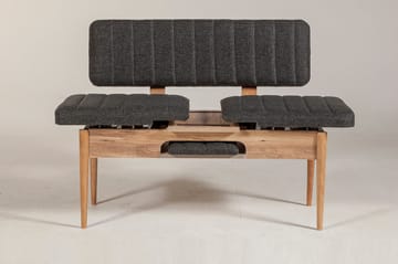 Idehult Benk 85 cm - Tre / Natur / Antrasitt - Møbler - Gangmøbler - Gangbenk