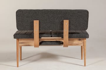 Idehult Benk 85 cm - Tre / Natur / Antrasitt - Møbler - Gangmøbler - Gangbenk