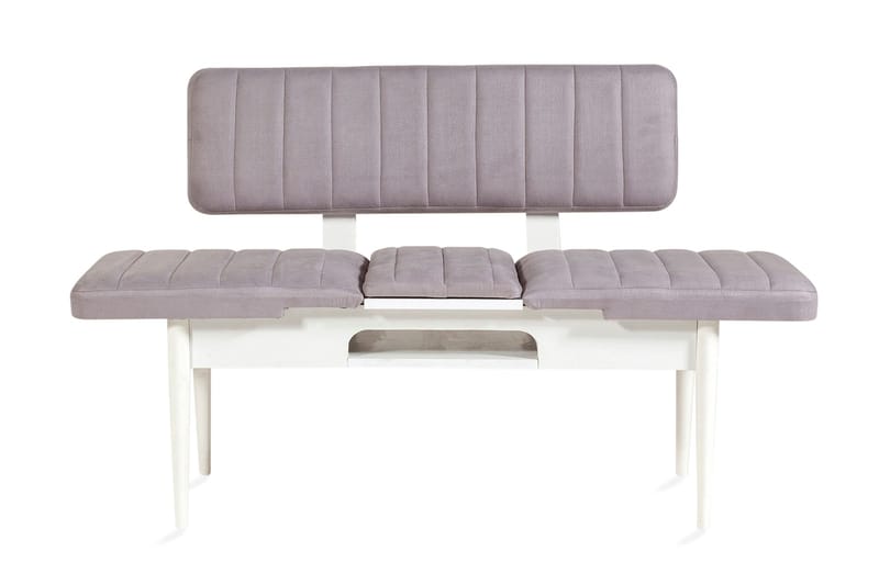 Shundrea Benk 85 cm, Hvit