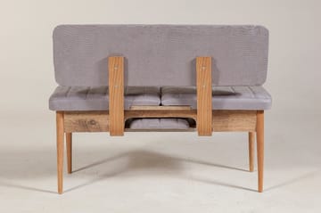 Shundrea Benk 85 cm - Tre / Natur - Møbler - Stoler - Benk - Benk med ryggstøtte