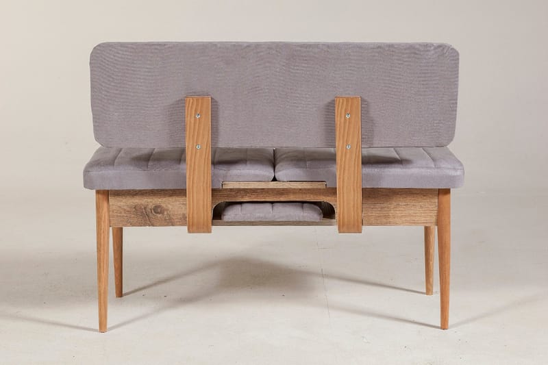 Shundrea Benk 85 cm - Tre / Natur - Møbler - Stoler - Benk - Benk med ryggstøtte