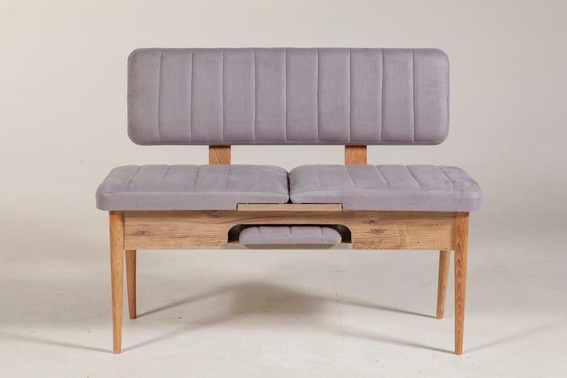 Shundrea Benk 85 cm - Tre / Natur - Møbler - Stoler - Benk - Benk med ryggstøtte