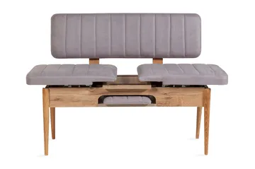 Shundrea Benk 85 cm - Tre / Natur - Møbler - Stoler - Benk - Benk med ryggstøtte