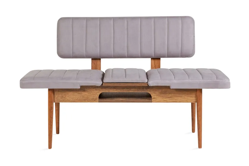 Shundrea Benk 85 cm, Valnøtt