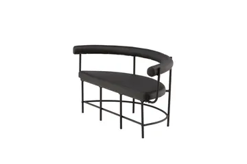 Stallhagen x Josefin Lustig Sittebenk 165 cm - Svart - Møbler - Stoler - Benk - Benk med ryggstøtte