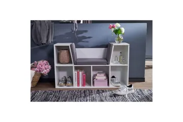 Benke Wohnling Melaminbelagt Sponplate Polstret Sitteplass Oppbevaringsplass Moderne - Møbler - Stoler - Benk - Benk med ryggstøtte