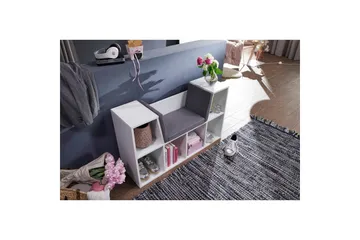 Benke Wohnling Melaminbelagt Sponplate Polstret Sitteplass Oppbevaringsplass Moderne - Møbler - Stoler - Benk - Benk med ryggstøtte