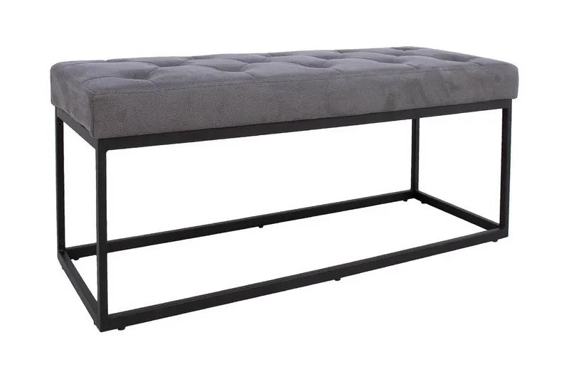 Brigite Benk 100x35x47 cm Grå - Møbler - Stoler - Benk