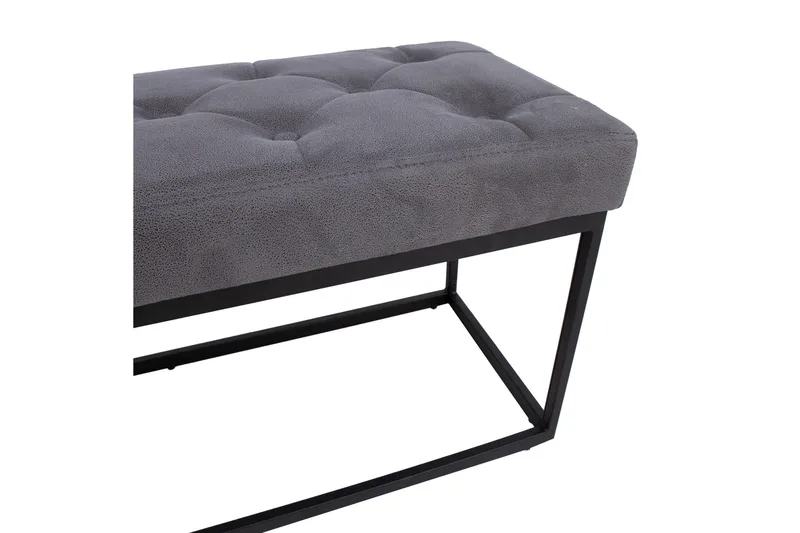 Brigite Benk 100x35x47 cm Grå - Møbler - Stoler - Benk