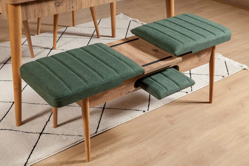 Corralez benk 51 cm - Tre / Natur / Grønn - Møbler - Stoler - Benk