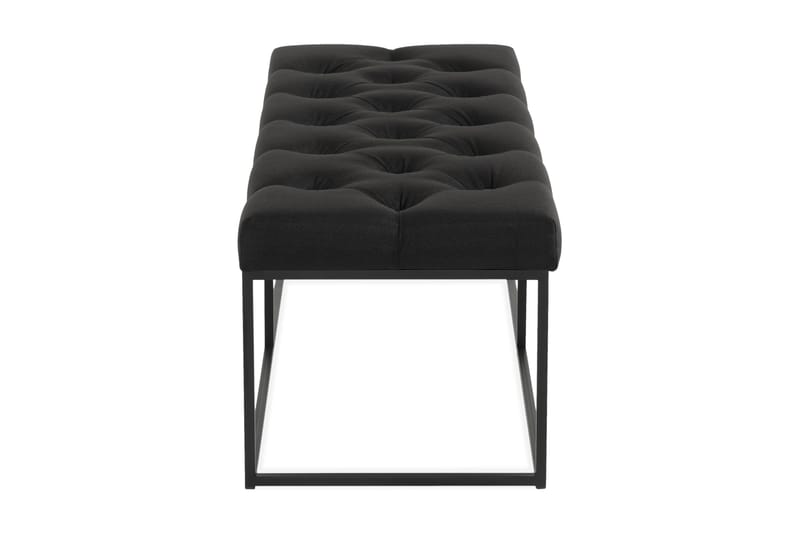 Ella Benk 120cm Dypheftet - Svart - Møbler - Stoler - Benk