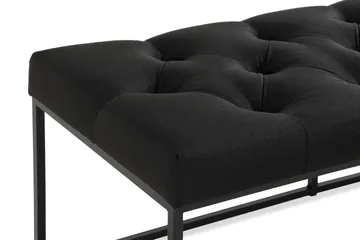 Ella Benk 120cm Dypheftet - Svart - Møbler - Stoler - Benk