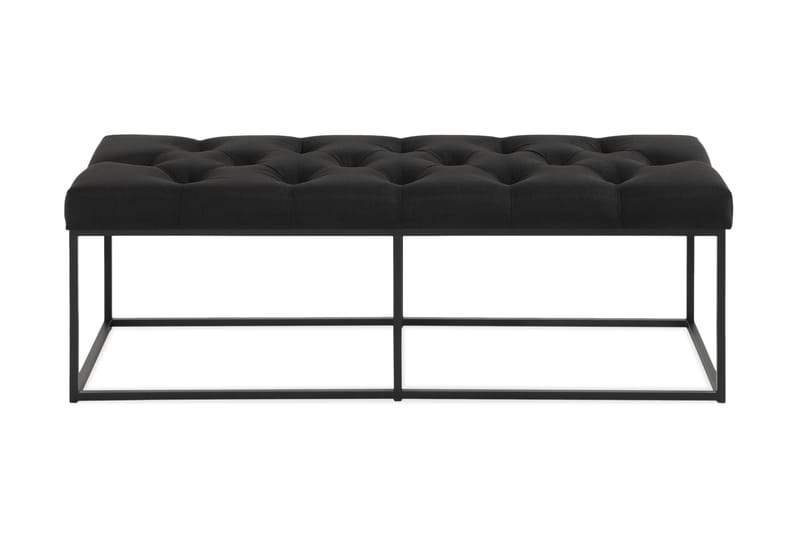 Ella Benk 120cm Dypheftet - Svart - Møbler - Stoler - Benk