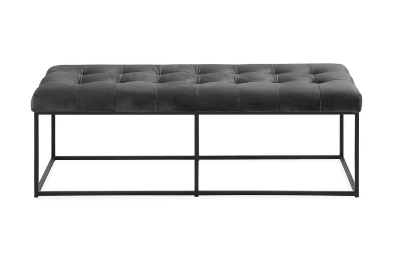 Ella Sittebenk 120 cm Rutete - Mørkegrå - Møbler - Stoler - Benk