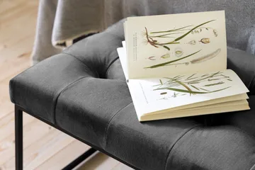 Ella Sittebenk 120 cm Rutete - Mørkegrå - Møbler - Stoler - Benk