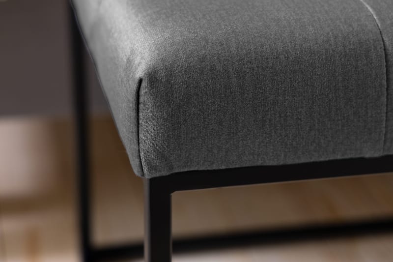 Ella Sittebenk 120 cm Rutete - Mørkegrå - Møbler - Stoler - Benk